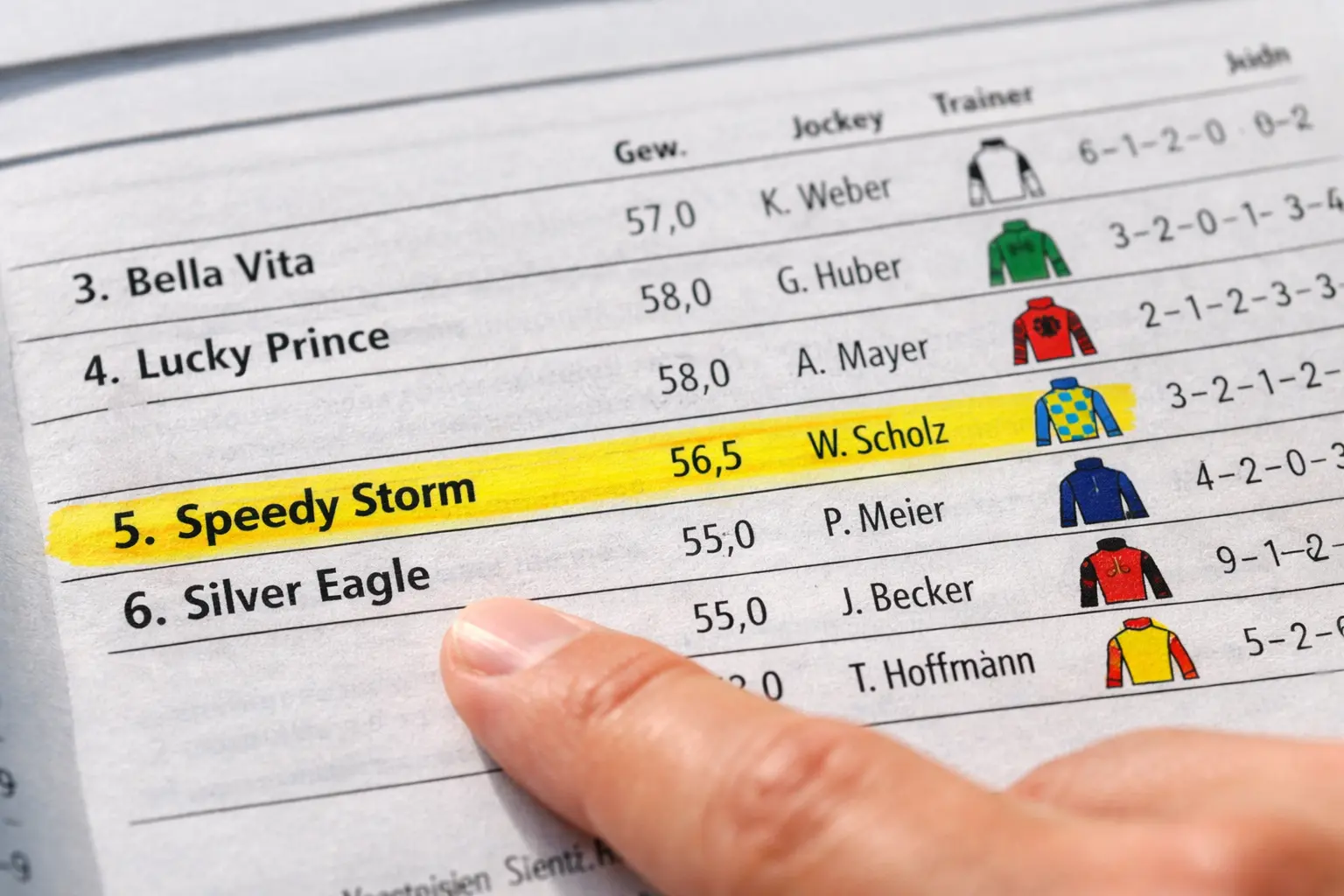 Racecard lesen – Pferderennen Daten richtig interpretieren